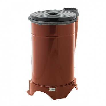 Circle Steel Lid Bucket Stove - Bottom