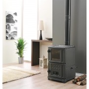 Saloon Lux Fireplace - Brick / Cast Iron